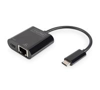 Digitus Adattatore Gigabit Ethernet USB Type-C™ con supporto Power Delivery