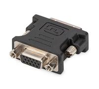 DIGITUS Adattatore grafico DVI, da DVI-D (24+1) a VGA, Full HD 60Hz, 1920 x 1080 pixel, nero