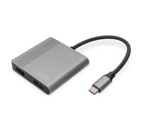 Digitus 4k 18 Cm Usb-a To Hdmi Adapter Argento