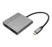 DIGITUS Adattatore grafico USB Type-C HDMI 4K 2in1 4096 x 2160 Pixel DA-70828