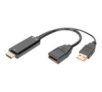 DIGITUS ADATTATORE DA 4K- HDMI A DISPLAYPORT