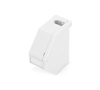 Digitus Professional AN-25186 Guide DIN adattatore per 1 X Keystone Module/IP20 inklusiv Campo iscrizione/Copertura Antipolvere/piuma di messa a terra e coperchio laterale