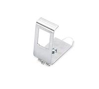 DIGITUS Adattatore per guida DIN Per modulo Keystone - 1 porta - Angolo di 45° - Acciaio inox - Custodia aperta