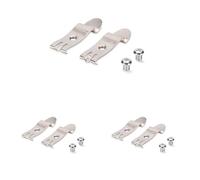 Digitus Adattatore per Guida DIN per Patch-Panel da Tavolo - Montaggio su Guida DIN - 1 Set : 2 Clip in Metallo - Metallo (Confezione da 3)