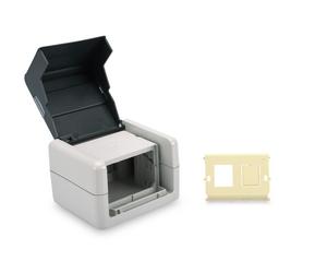 DIGITUS ADATTORE PER LA PRESA DATI PER MODULO KEYSTONE, IP44, SUPERFICIALE CON C