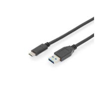 Digitus AK-300146-010-S Cavo USB USB 3.2 Gen1 Spina USB-C®, Spina USB-A 1.00 m