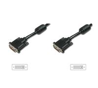 DIGITUS AK-320101-030-S 3.00m - Black DVI Connection Cable DVI(24+1) Male - DVI(