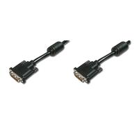 Digitus AK-320101-050-S Cavo di collegamento DVI-D 5m certificato UL20276