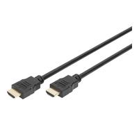 Digitus AK-330107-100-S HDMI Cavo Spina HDMI-A, Spina HDMI-A 10.00 m Nero Cana