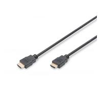 Digitus AK-330114-020-S Cavo HDMI High Speed con Ethernet 2m Nero