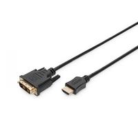 Cavo Hdmi 19 Poli Tipo A Maschio - Dvi-D 18+1 Poli Maschio Mt. 3