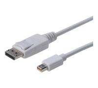 Digitus AK-340102-030-W Mini-DisplayPort / DisplayPort Cavo adattatore Spina Mi