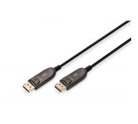 Digito DisplayPort AOC Tipo di cavo in fibra ottica ibrida M/M 20M (UHD 8K@60Hz, CE, Black, AK-340107-200-S)