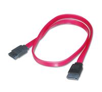 Digitus AK-400100-005-R cavo SATA 0,5 m SATA 7-pin Rosso