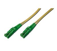 DIGITUS AL-9E2000-02I - Cavo In Fibra Ottica OS2 - 2 m - da E2000 (APC) a E2000 (APC) - Duplex - 1/10 Gbit/s - Cavo LAN In Fibra Ottica Monomodale SM - Tipo Di Fibra: 9/125 µ - Giallo (Yellow)