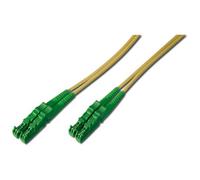 DIGITUS AL-9E2000-02I - Cavo In Fibra Ottica OS2 - 2 m - da E2000 (APC) a E2000 (APC) - Duplex - 1/10 Gbit/s - Cavo LAN In Fibra Ottica Monomodale SM - Tipo Di Fibra: 9/125 µ - Giallo (Yellow)