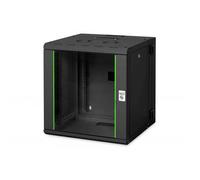 DIGITUS Professional DN-19 12-U-3-SW 12U - Alloggiamento da parete, serie Unique, 2 pezzi, orientabile, 643 x 600 x 600 mm, colore: Nero