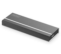 DIGITUS alloggiamento esterno USB Tipo C 3.1 per SSD M.2 NVMe - Modulo M.2 tipo 2280, 2260, 2242, 2230 - M/B+M-Key - fino a 10 Gbit/s - cavo USB-C incluso - Nero