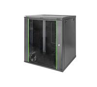 Digitus 16HE 19"-Wandgehäuse Dynamic Basic Serie RAL 9005 schwarz - DN-19 16U-6/6-EC-SW