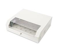 Armadio Di Rete Digitus 19 Pollici 3 U + 2 U - Montaggio Orizzontale A Parete - Compatto - Portata 30 Kg - Grigio