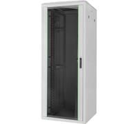 DIGITUS Armadio di rete - rack 19" 42U - 80x100 cm - serie Varioflex-N - portata 1200 kg - profondità utile 770 mm - porta frontale vetrata - grigio