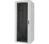 DIGITUS Armadio di rete - rack 19" 42U - 80x80 cm - serie Varioflex-N - portata 1200 kg - profondità utile 770 mm - porta frontale vetrata - grigio