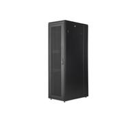 DIGITUS Armadio server - 19 pollici 42 U - 60 x 100 cm - Serie Unique Server-N - Portata 1200 kg - Profondità utile 943 mm - Porta in acciaio perforato - Nero