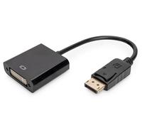 Cavo adattatore Digitus Displayport a DVI da 15 cm nero