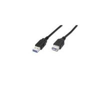 Digitus Assmann - Cavo di estensione USB 3.0 - USB Tipo A, 4 -Pin (M) - USB Tipo A, 4 -Pin (W) - 3,0 M - Nero (AK -112331)