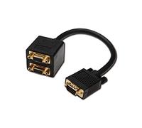 Digitus vga cavo a y 1x spina 2x presa 0.2 m nero