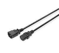 Digitus ASSMANN Electronic AK-440201-018-S 1.8m Accoppiatore C13 Accoppiatore C14 Nero cavo di alimentazione
