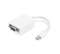 Cavo adattatore Digitus Mini Displayport a VGA da 15 cm bianco