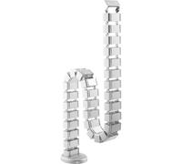 Digitus Avvolgicavo a spirale Plastica ABS, Metallo Argento flessibile (L x L x