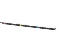 DIGITUS DN-95452 - PDU base IT - 24 prese C13 e 3 prese C19 - Spina da 16 Ampere - 3 fasi - Montaggio verticale - Cavo di alimentazione da 3 m - Ciabatta per armadi di rete e server