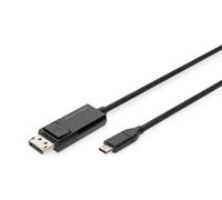 Digitus Bidirezionale da USB Type-C a DisplayPort risoluzione Max. 8K@30Hz, Lung