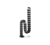Digitus Cable snap, Aluminium, Black, Normal Cable Management - Snake - Black
