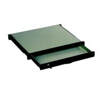 Cassetto Estraibile Con Maniglia E Chiusura A Chiave Per Armadi Rack 19 Misure Mm. 482X45X492 Colore Nero