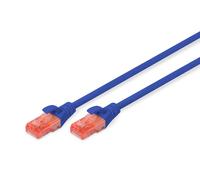 DIGITUS CAT 6 Cavo patch U-UTP, 3m, rete LAN DSL Cavo Ethernet DSL, PVC, CCA, AW