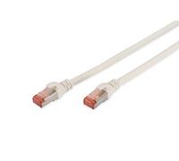 Digitus CAT 6 S-FTP patch cord, Cu, LSZH AWG 27/7, length 0.5 m, color white