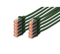 DIGITUS CAT 6 S-FTP patch cord, Cu, LSZH AWG 27/7, length 1 m, 10 pieces, color