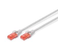 DIGITUS CAVO DI RETE DRITTO NON SCHERMATO CAT.6E 1 MT GRIGIO (DK1614010)