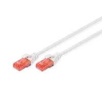 Digitus CAT 6 U-UTP patch cable, Cu, LSZH AWG 26/7, length 2 m, color white