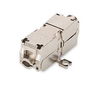 Digitus CAT-6A Coupler schermato - 500 MHz 10GBase-T - per uso sul campo - Design Keystone - AWG 22-26 - Contatti nichelati - Connettore CAT-6A