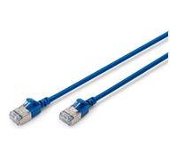 DIGITUS CAT 6a F-FTP Slim Patchkabel Cavo Rete 1 m Fumo DK-1632-A-010S-B