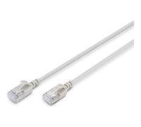 DIGITUS Cat 6A F-FTP Slim Patchkabel Cavo Rete 10 m Fumo DK-1632-A-100S