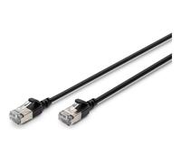 DIGITUS CAT 6a F-FTP Slim Patchkabel Cavo Rete 5 m Fumo DK-1632-A-050S-BL
