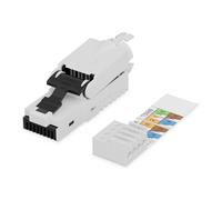 DIGITUS Cat. 6A Field Termination Plug Unshielded - RJ45 plug tool-free - 10G Ba