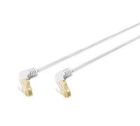Digitus Cavo di rete Cat.6A S-FTP - Doppia schermatura LSOH, connettore 90° - 10 m, Grigio