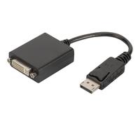 DIGITUS Cavo adattatore DisplayPort 0,15 m DisplayPort DVI-I DB-340409-001-S