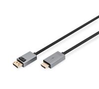 DIGITUS Cavo adattatore DisplayPort 4K, DP - HDMI tipo A mt 3